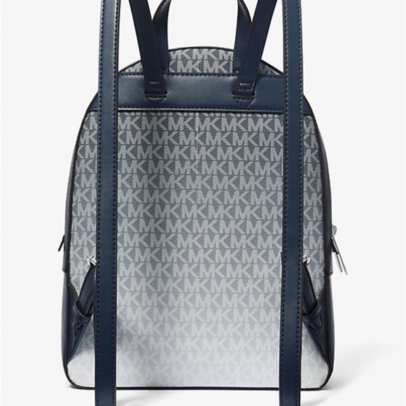 Michael Kors Jaycee Medium Ombré Signature Logo Backpack
Navy 
NWT - Picture 3 of 13